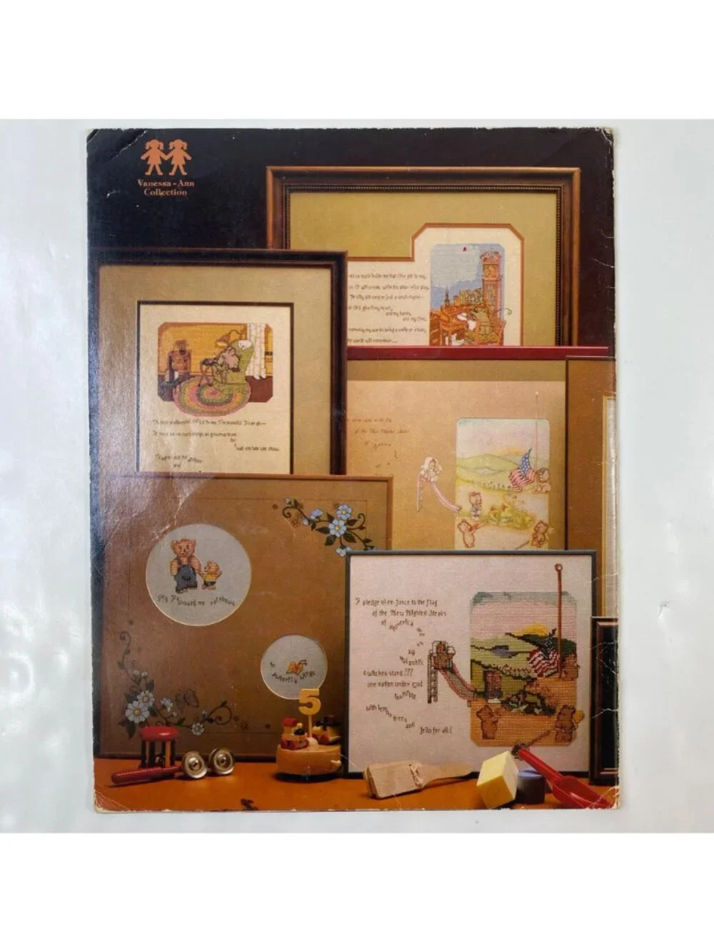 Vintage 1982 Vanessa-Ann Collection Cross-Stitch Pattern Instruction Booklet